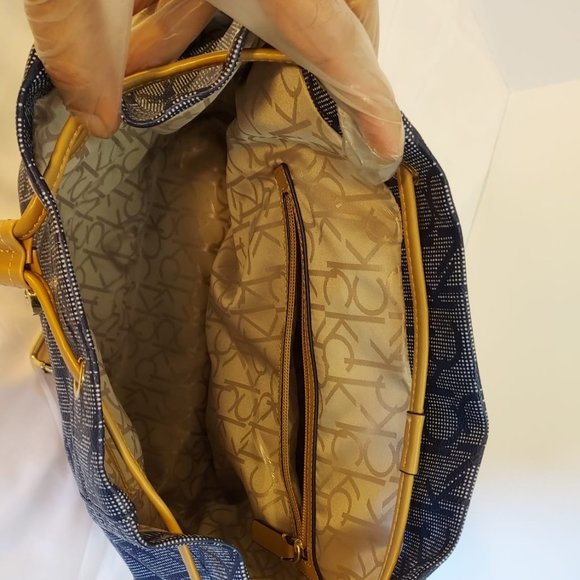 Calvin Klein Navy Blue Drawstring Back Pack main image 4